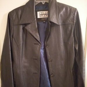 Women's Black Leather Jacket